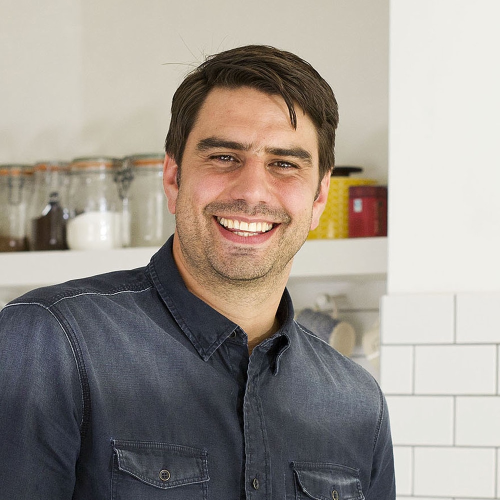 Chris Bavin eat well for less greengrocer TV presenter at Great British Speakers