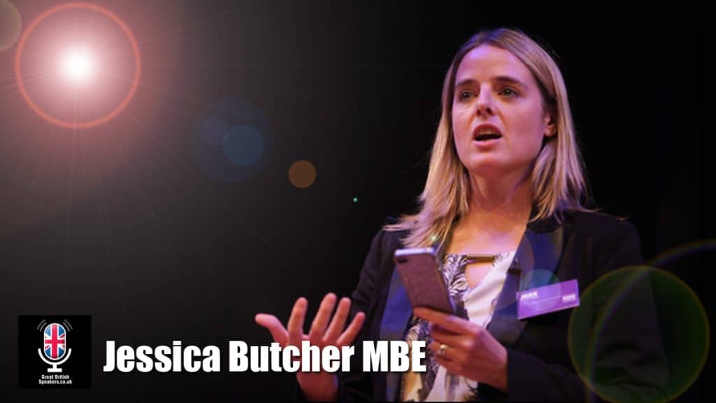 Jessica Butcher - hire Blippar female Entrepreneur Sweatcoin Policy Director Ted Talk tech speaker book at official agent Great British Speakers