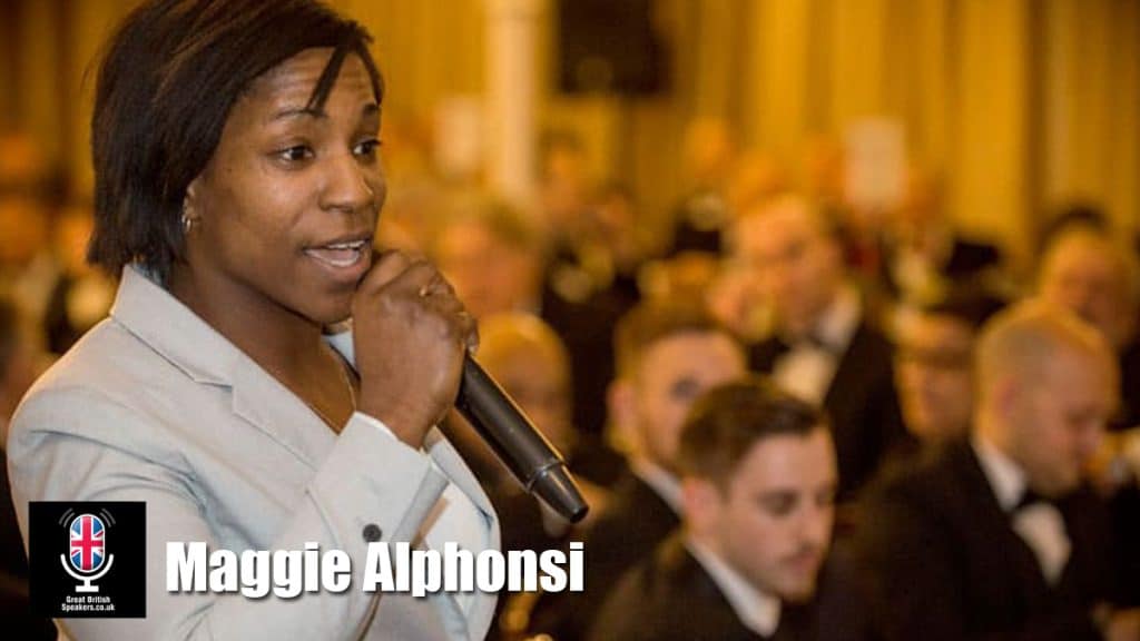 Maggie Alphonsi Womens Female England Rugby World Cup Winner Motivational Inspirational speaker at Great British Speakers 