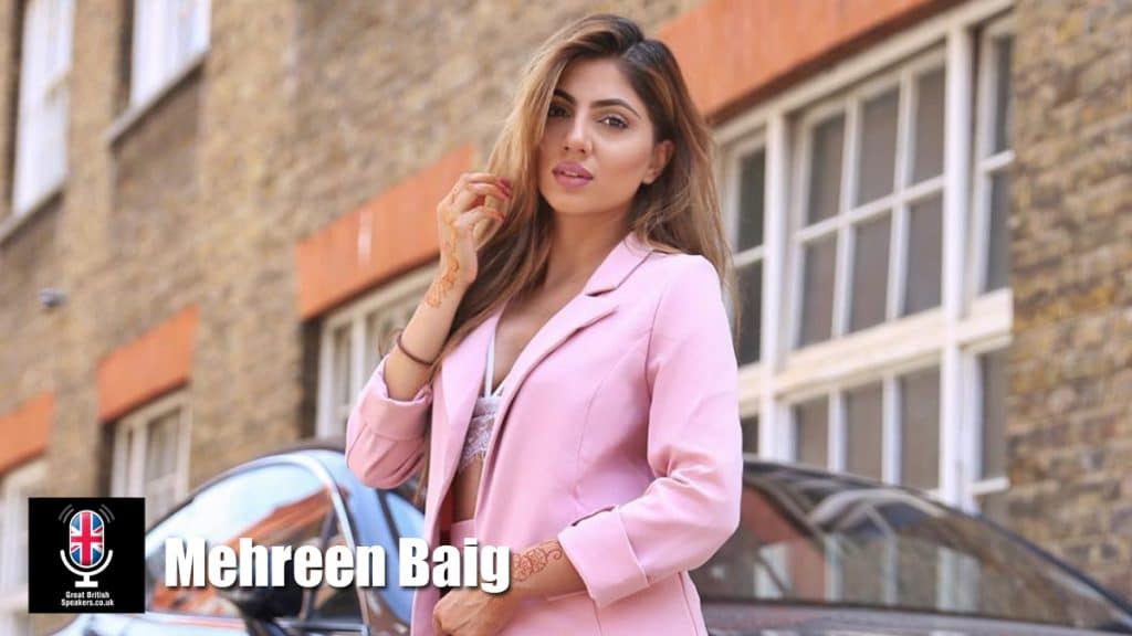 Mehreen Baig hire presenter, activist and blogger speaker book at agent Great British Speakers