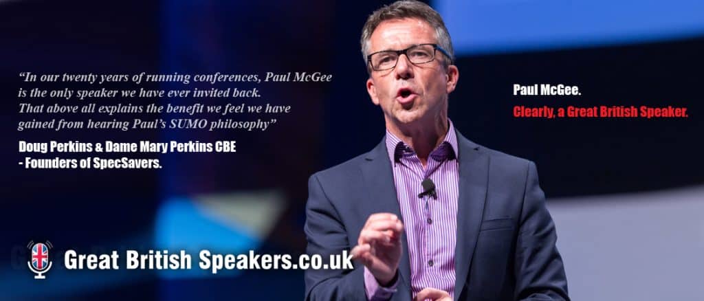 Paul McGee The SUMO guy - speaker at Great British Speakers