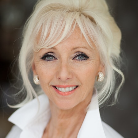 Debbie McGee hire TV presenter choreographer performer after dinner speaker at Great British Speakers