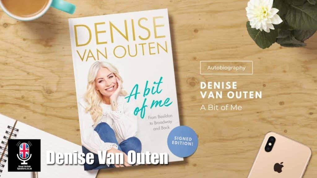 Denise Van Outen hire UK's most recognisable actors and TV presenters speaker book at agent Great British Speakers