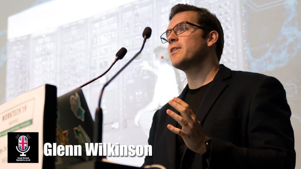 Glenn Wilkinson hire consulting hacker speaker book at agent Great British Speakers