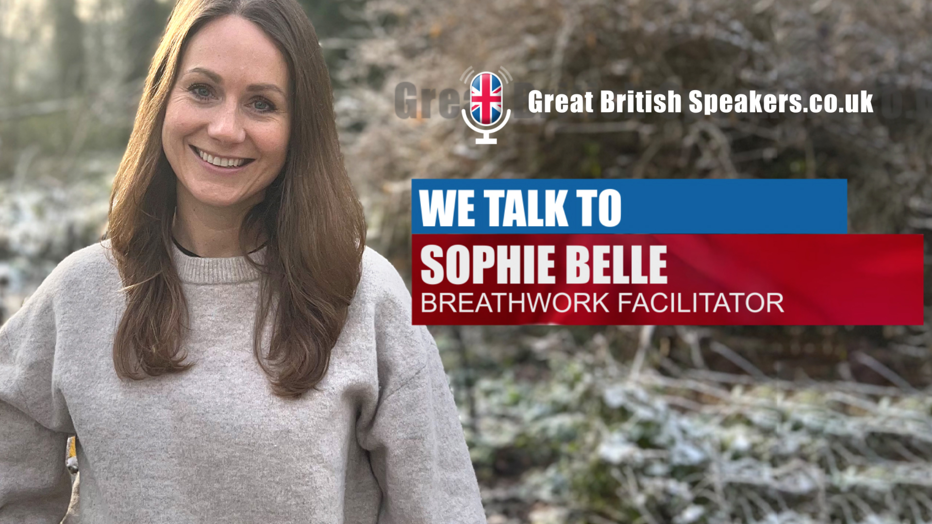 Sophie Belle, breathwork speaker at Great British Speakers