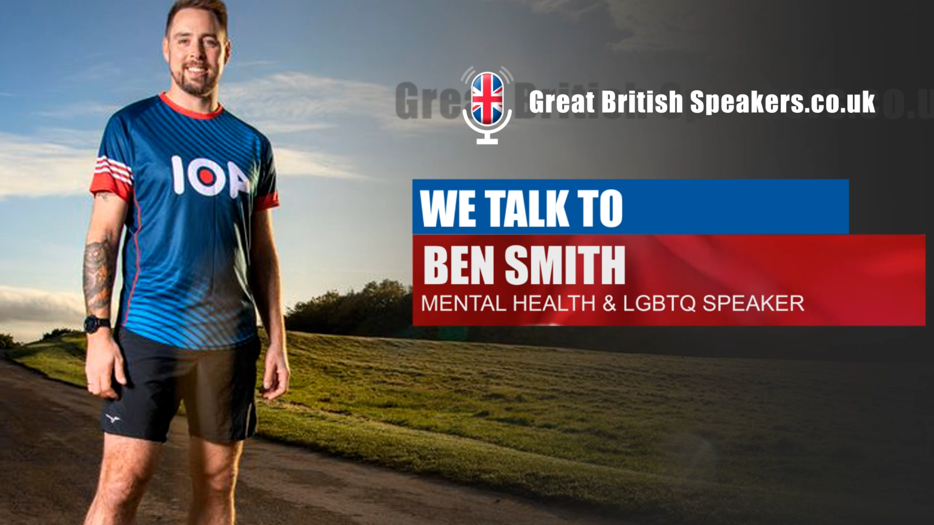 Ben Smith, mental health and LGBTQ+ speaker at Great British Speakers