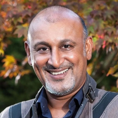 Manoj Malde hire Award winning Garden designer Speaker book at agent Great British Speakers