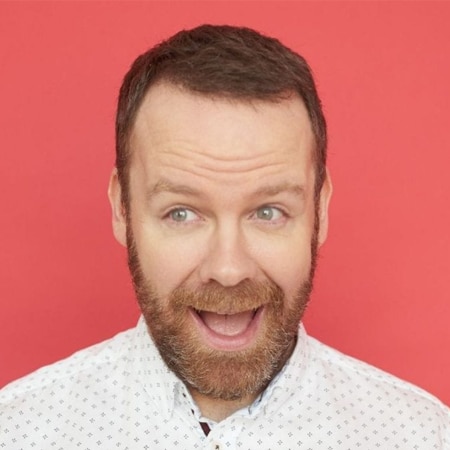 Neil Delamere hire Irish Comedian speaker book at agent Great British Speakers