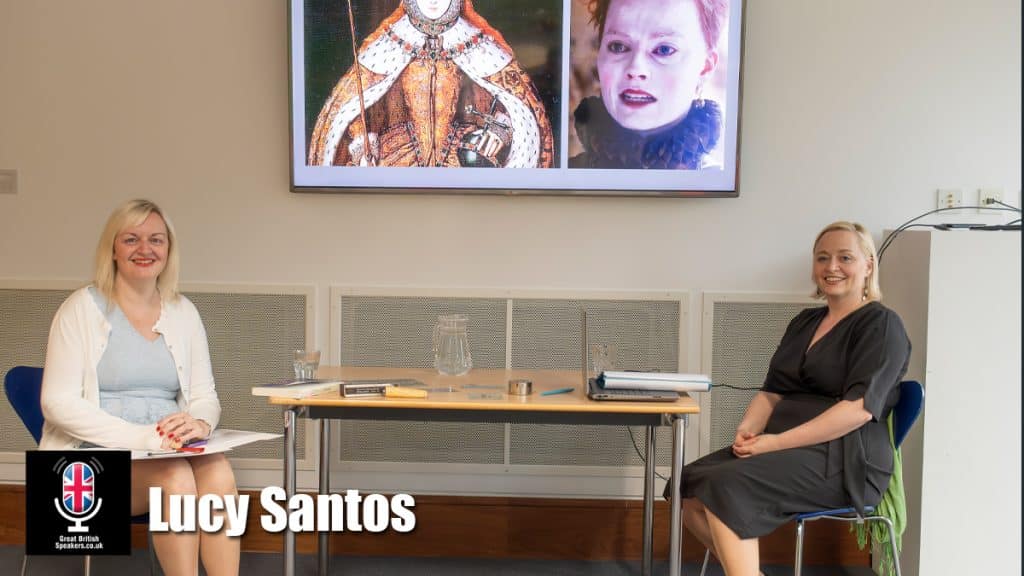 Lucy Santos hire Author speaker book at agent Great British Speakers