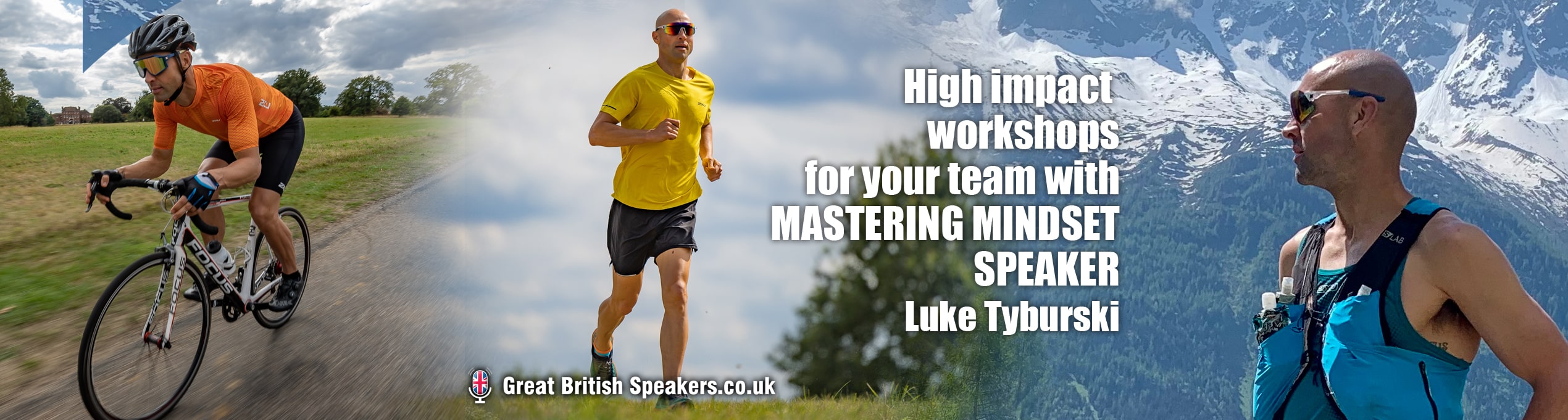 Luke Tyburski mastering mindset workshops mentoring training - book at agent Great British Speakers