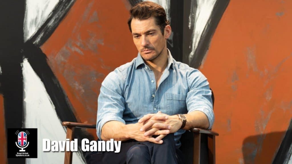 David Gandy hire international supermodel speaker book at agent Great British Speakers