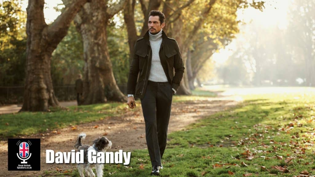 David Gandy hire international supermodel speaker book at agent Great British Speakers