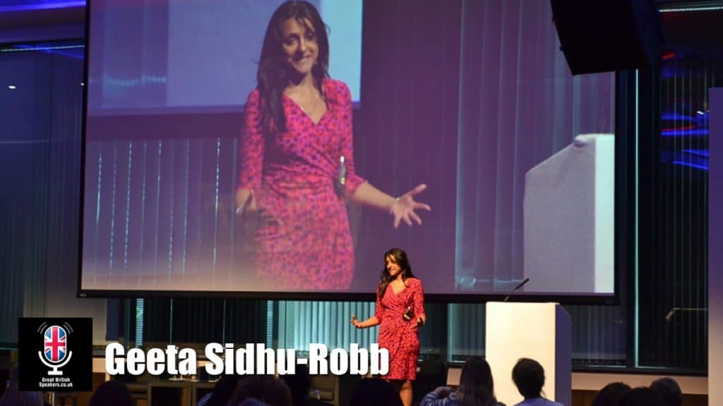 Geeta Sidhu-Robb hire London female wellness entrepreneur speaker Nosh Founder book at Agent Great British Speakers