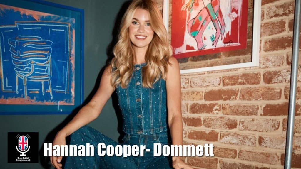 Hannah Cooper- Dommett hire model and TV presenter speaker book at agent Great British Speakers