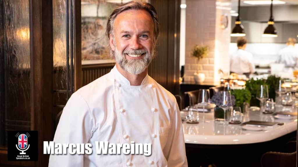 Marcus Wareing hire Michelin star Chef speaker book at agent Great British Speakers