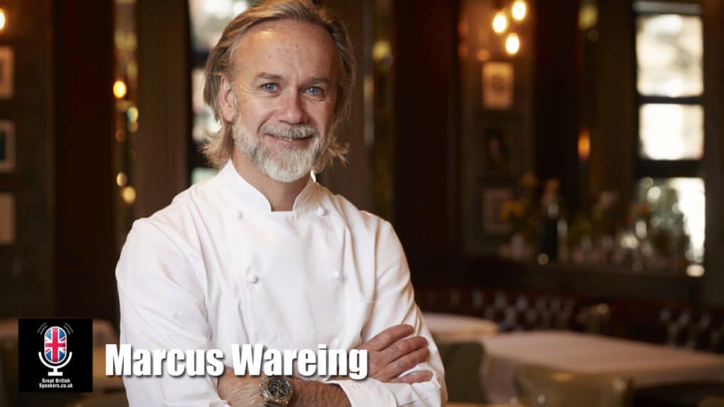 Marcus Wareing hire Michelin star Chef speaker book at agent Great British Speakers