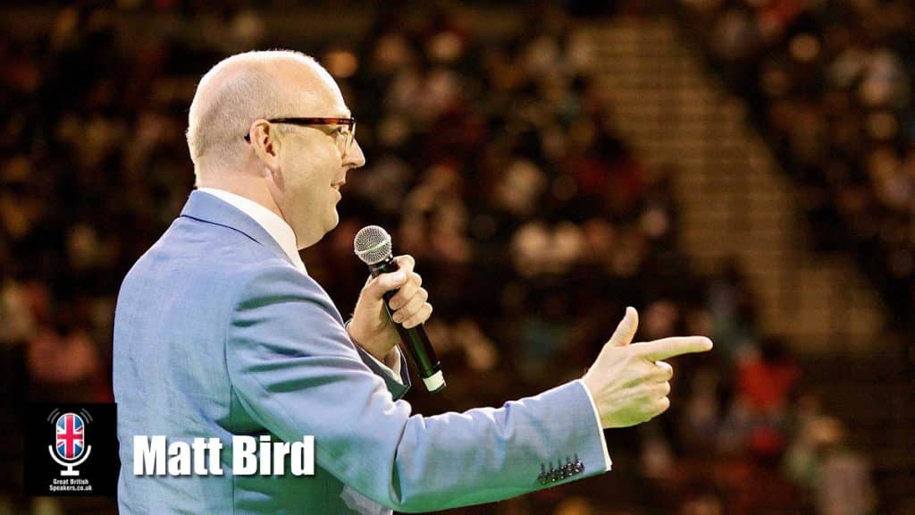 Matt Bird hire business and motivational speaker book at agent Great British Speakers