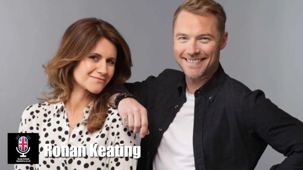 Ronan Keating hire Irish singer speaker book at agent Great British Speakers