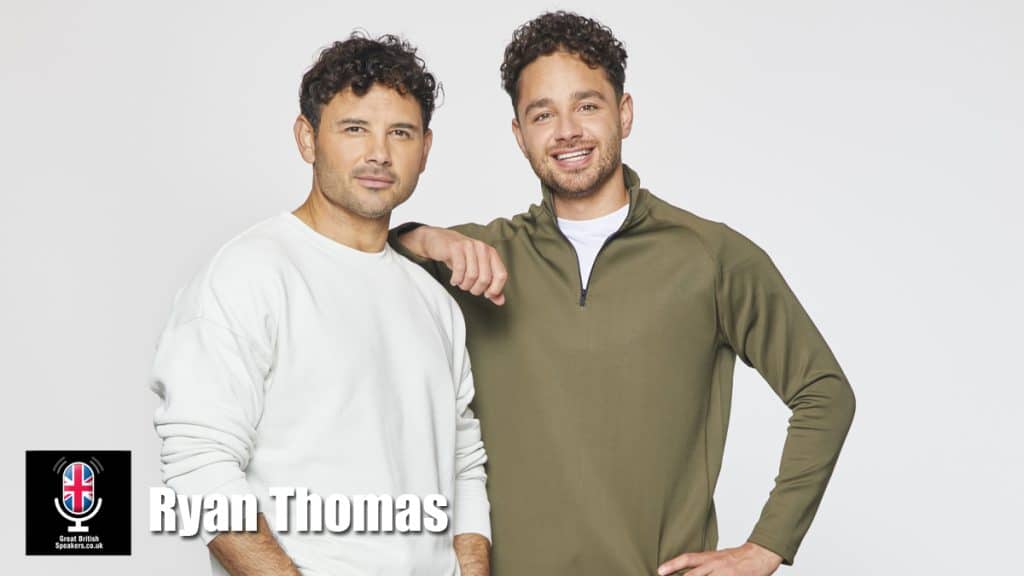 Ryan Thomas hire Actor and TV personality speaker book at agent Great British Speakers