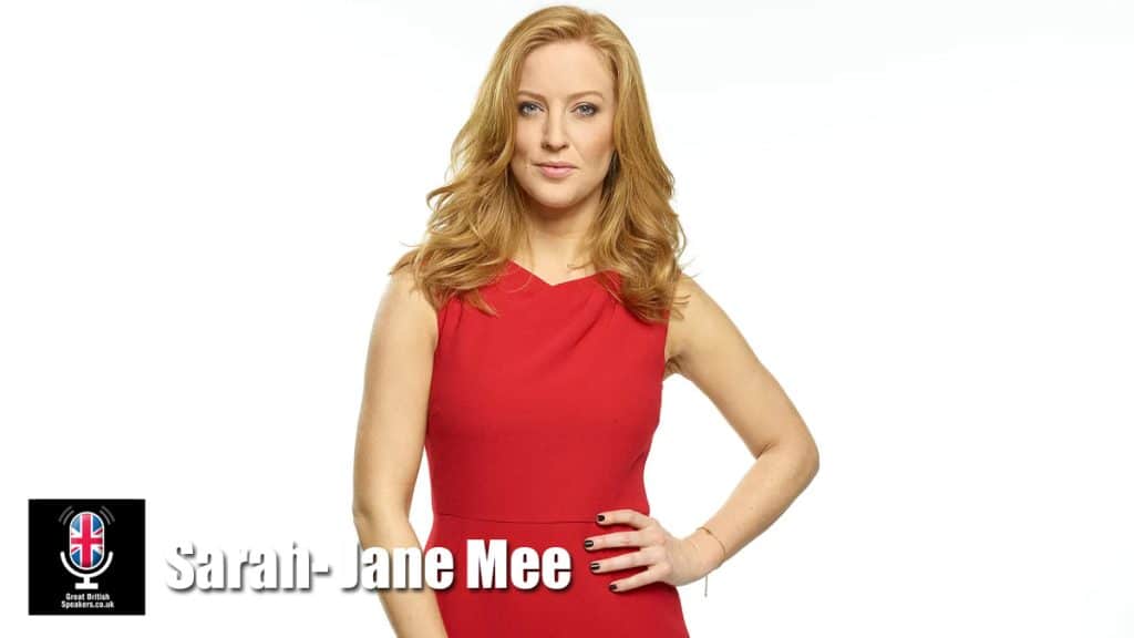 Sarah - Jane Mee hire television and radio presenter speaker book at agent Great British Speakers