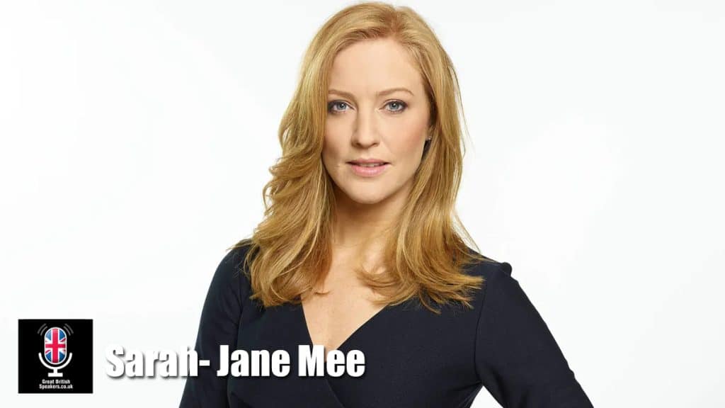 Sarah - Jane Mee hire television and radio presenter speaker book at agent Great British Speakers