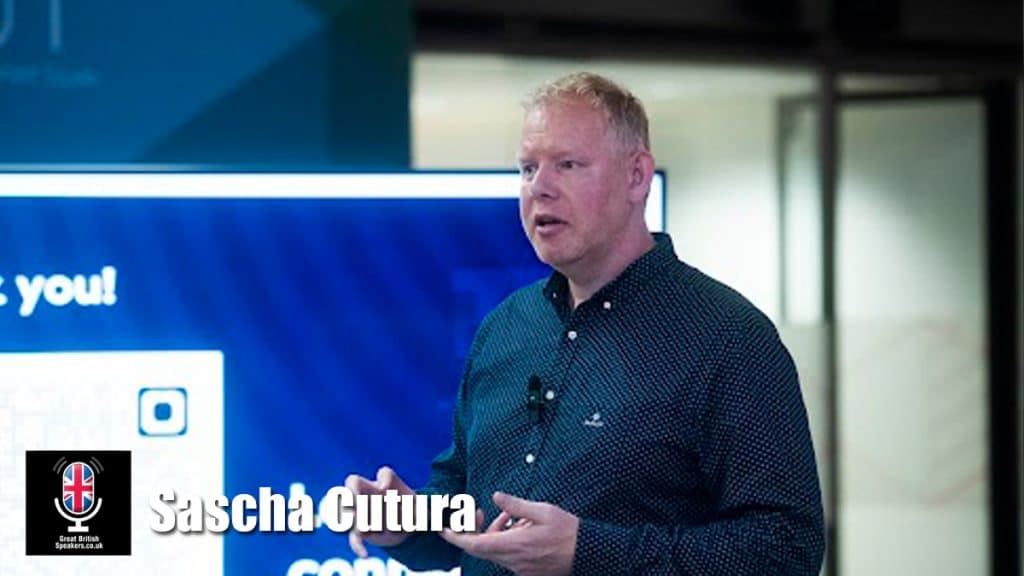 Sascha Cutura hire technology entrepreneur speaker book at agent Great British Speakers