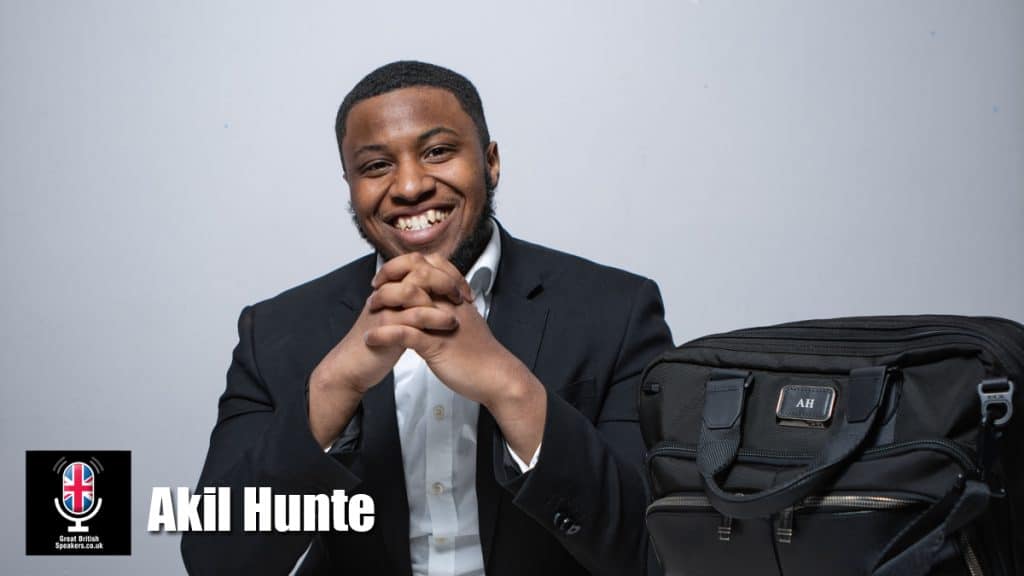 Akil Hunte hire lawyer and public speaker book at agent Great British Speakers