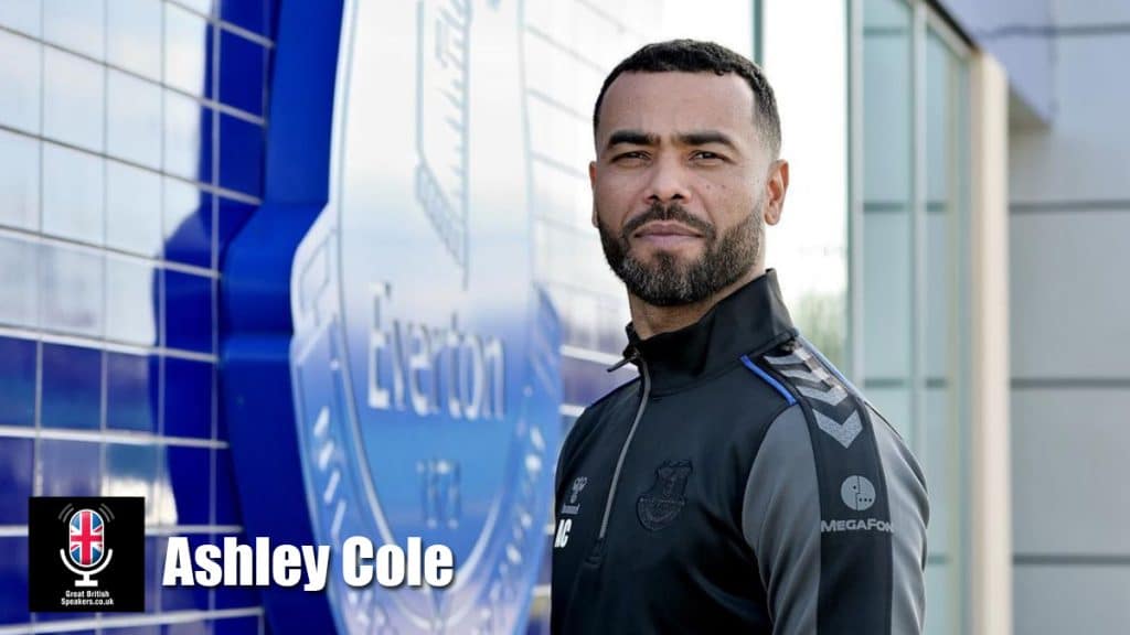 Ashley Cole hire English football coach and former player speaker book at agent Great British Speakers