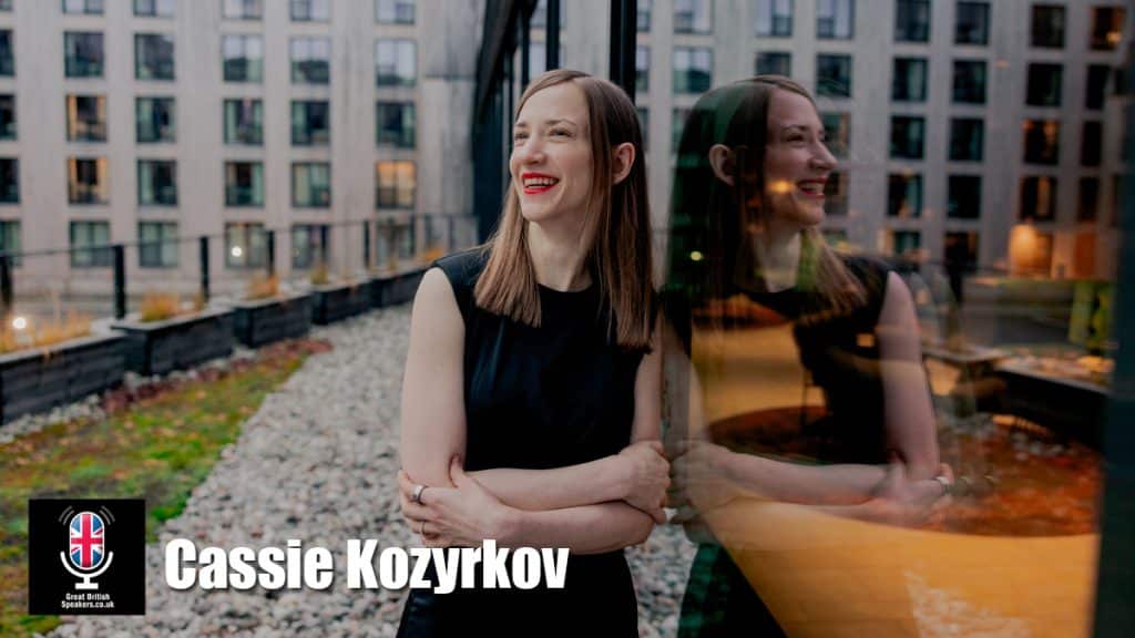 Cassie Kozyrkov hire CEO of Kozyr speaker at Great British Speakers