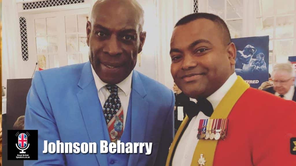 Johnson Beharry hire British Soldier speaker book at agent Great British Speakers