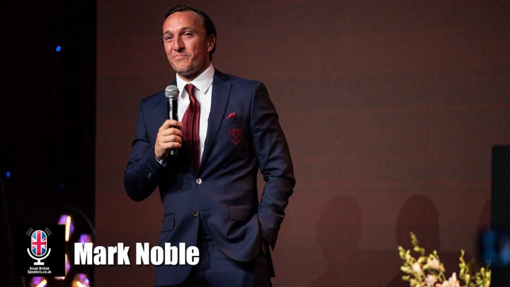 Mark Noble hire English former footballer speaker book at agent Great British Speakers