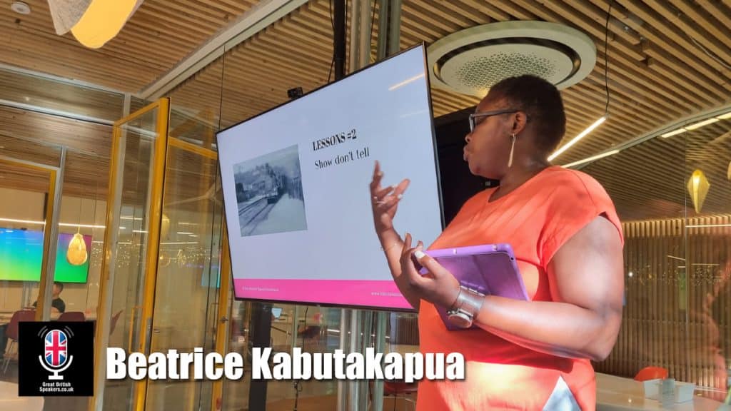 Beatrice Kabutakapua hire business storytelling coach speaker book at agent Great British Speakers