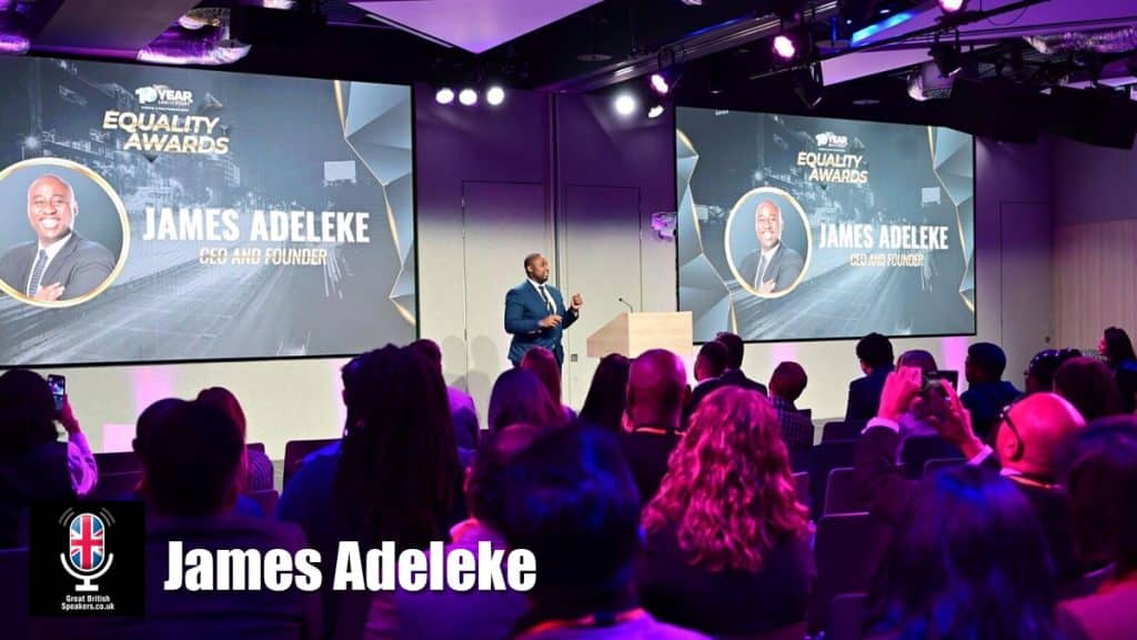 James Adeleke hire CEO of Generation success speaker book at agent Great British Speakers