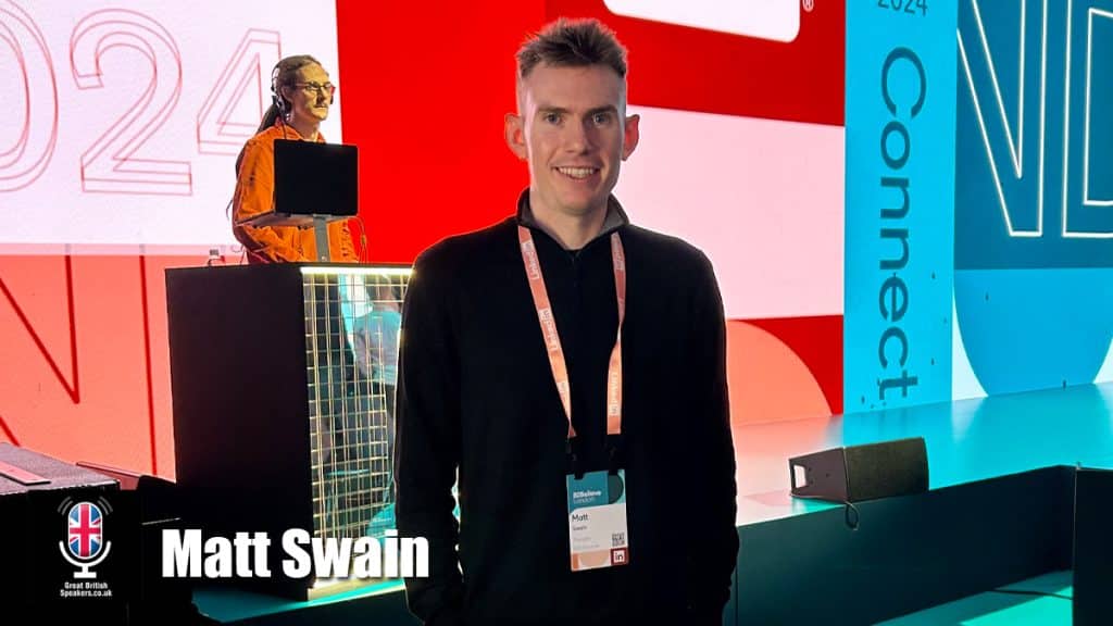 Matt Swain hire founder and CEO of Triangle speakers book at agent Great British Speakers