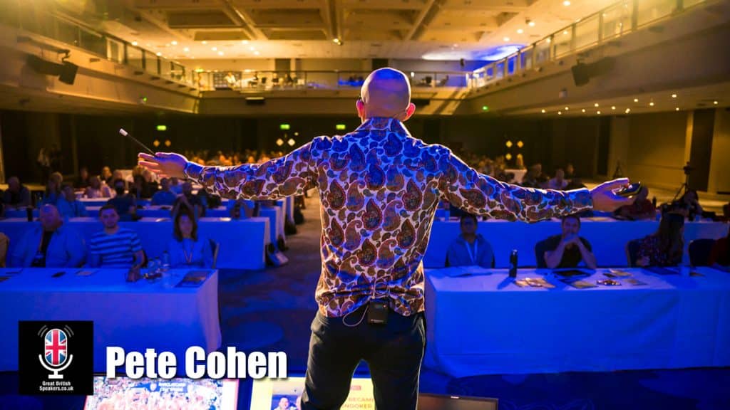 Pete Cohen hire inspirational speaker book at agent Great British Speakers