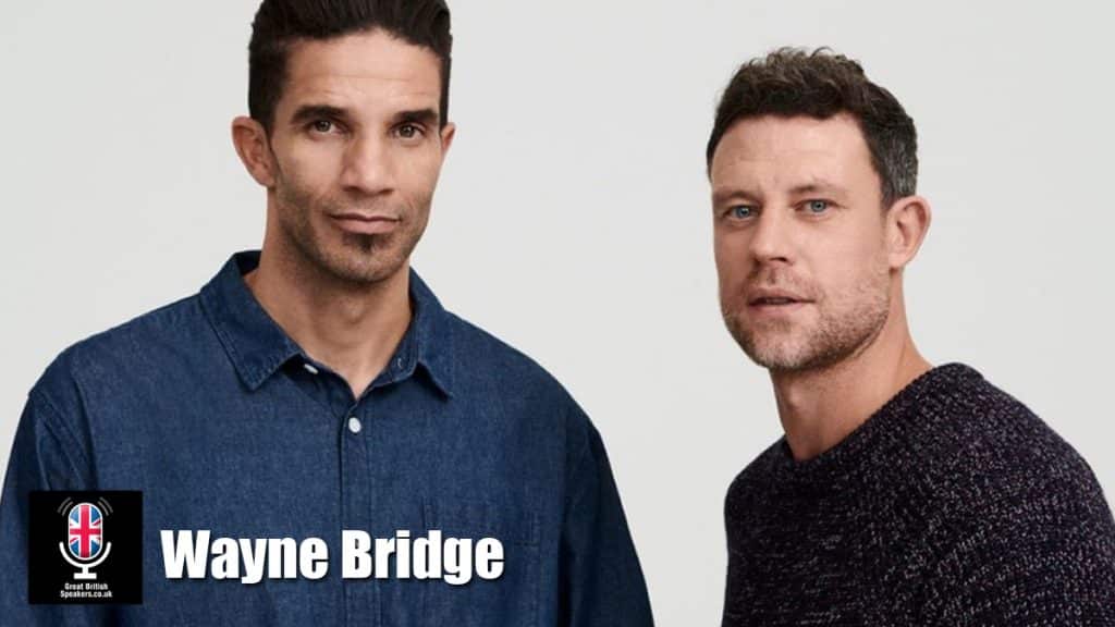 Wayne Bridge hire former footballer speaker book at agent Great British Speakers