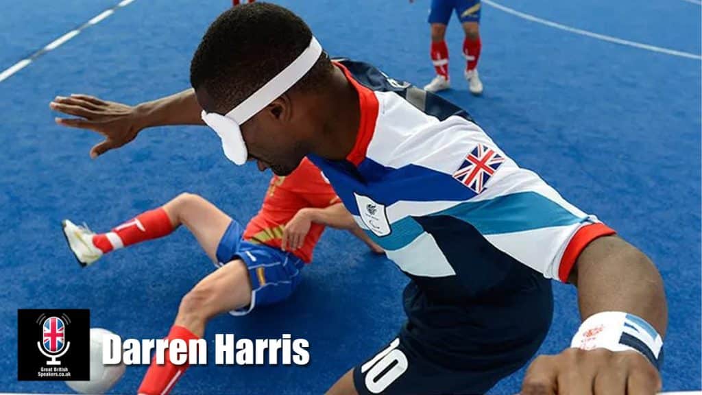 Darren Harris hire renowned inspirational speaker book at agent Great British Speakers