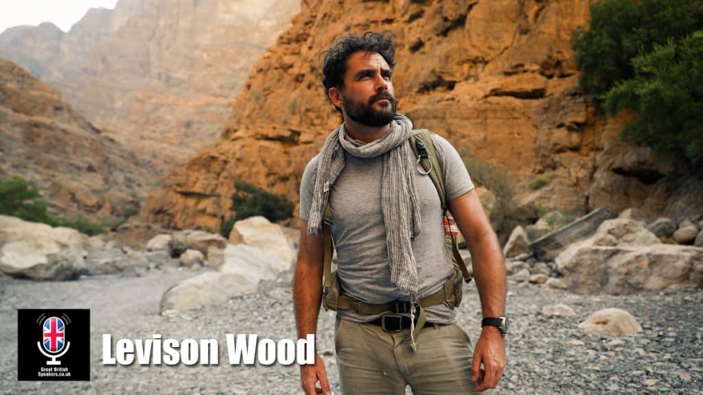 Levison Wood hire professional explorer and Tv presenter speaker book at agent Great British Speakers