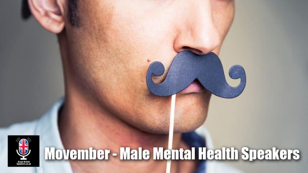 Find the best Movember mental health speakers at talent agent Great British Speakers
